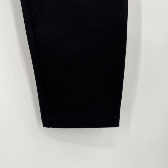 Quince Women's Black Ultra-Stretch Ponte Pants Skinny Leg sz S Petite 24" Career - Picture 8 of 8